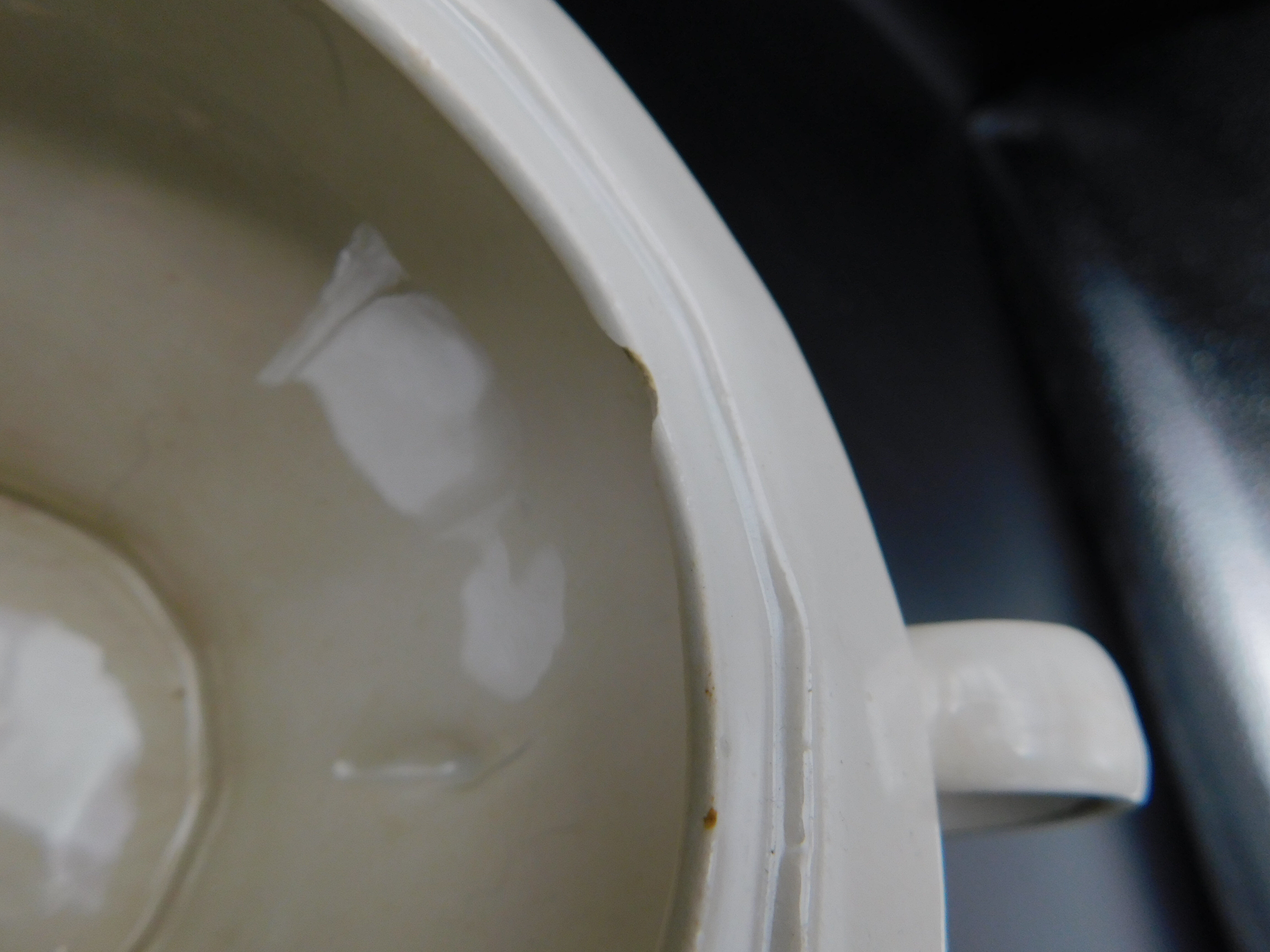 Céranord pourer, creamer and sugar bowl