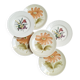 Dessert plates with St Amand and Galluis flowers