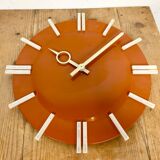Industrial Office Wall Clock from Pragotron, 1970s
