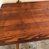 Vintage mid-century farm or estaminet dining table