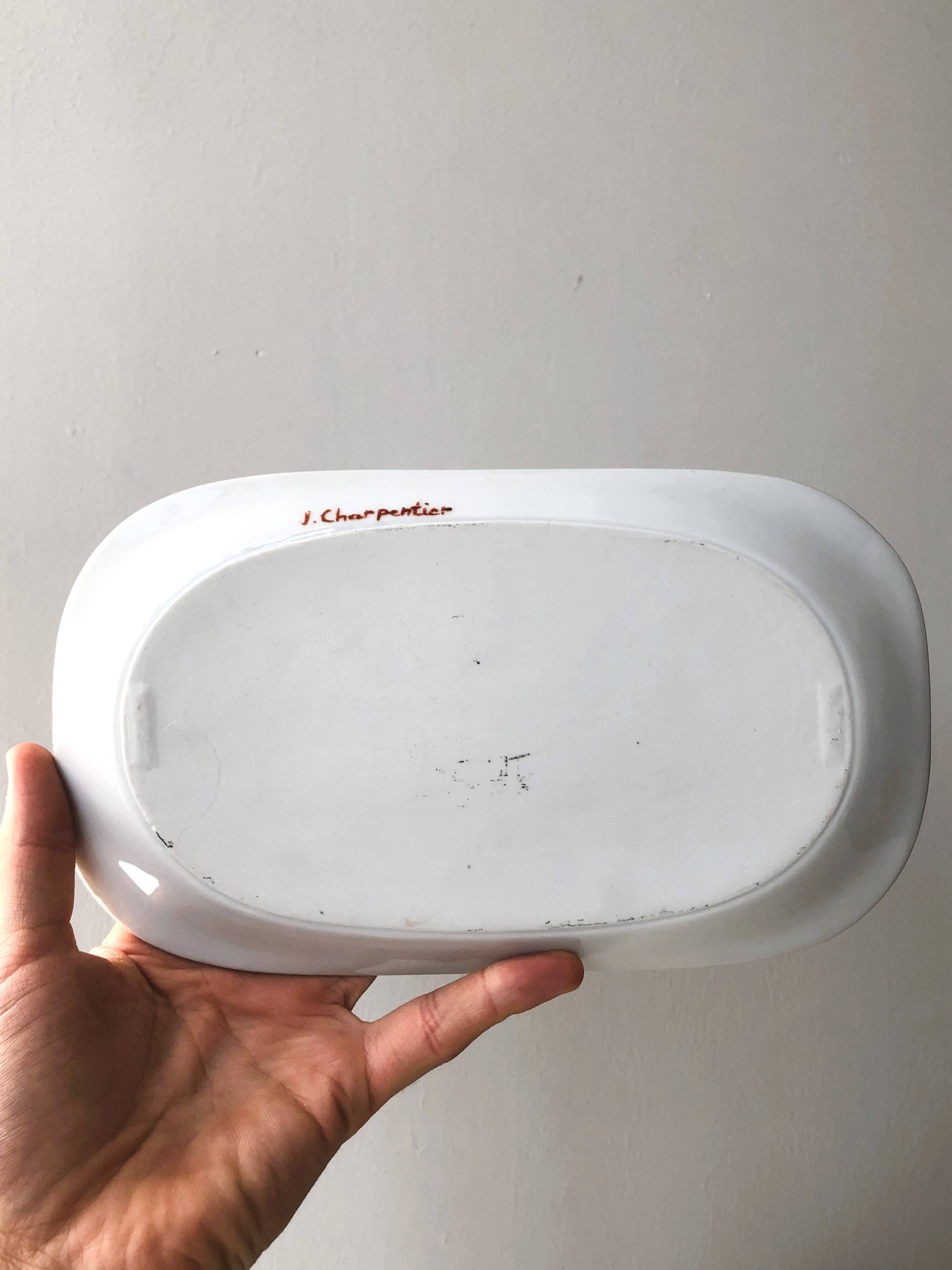 Handmade decor cake dish.