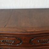 Oak chest of drawers