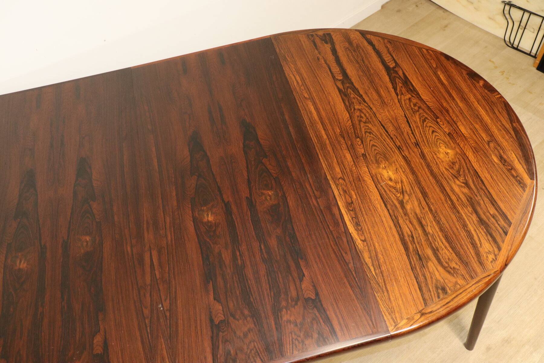 Table de repas extensible scandinave VV Mobler en palissandre, 1960