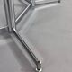 Table de repas ovale et extensible des années 50 chrome et formica