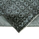 Handwoven overdyed turkish 1970s 138 cm x 233 cm black carpet