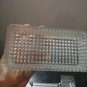 Plateau Aperitif Or Servant Art Deco 1930s beautiful modernist state/mind/alu glass