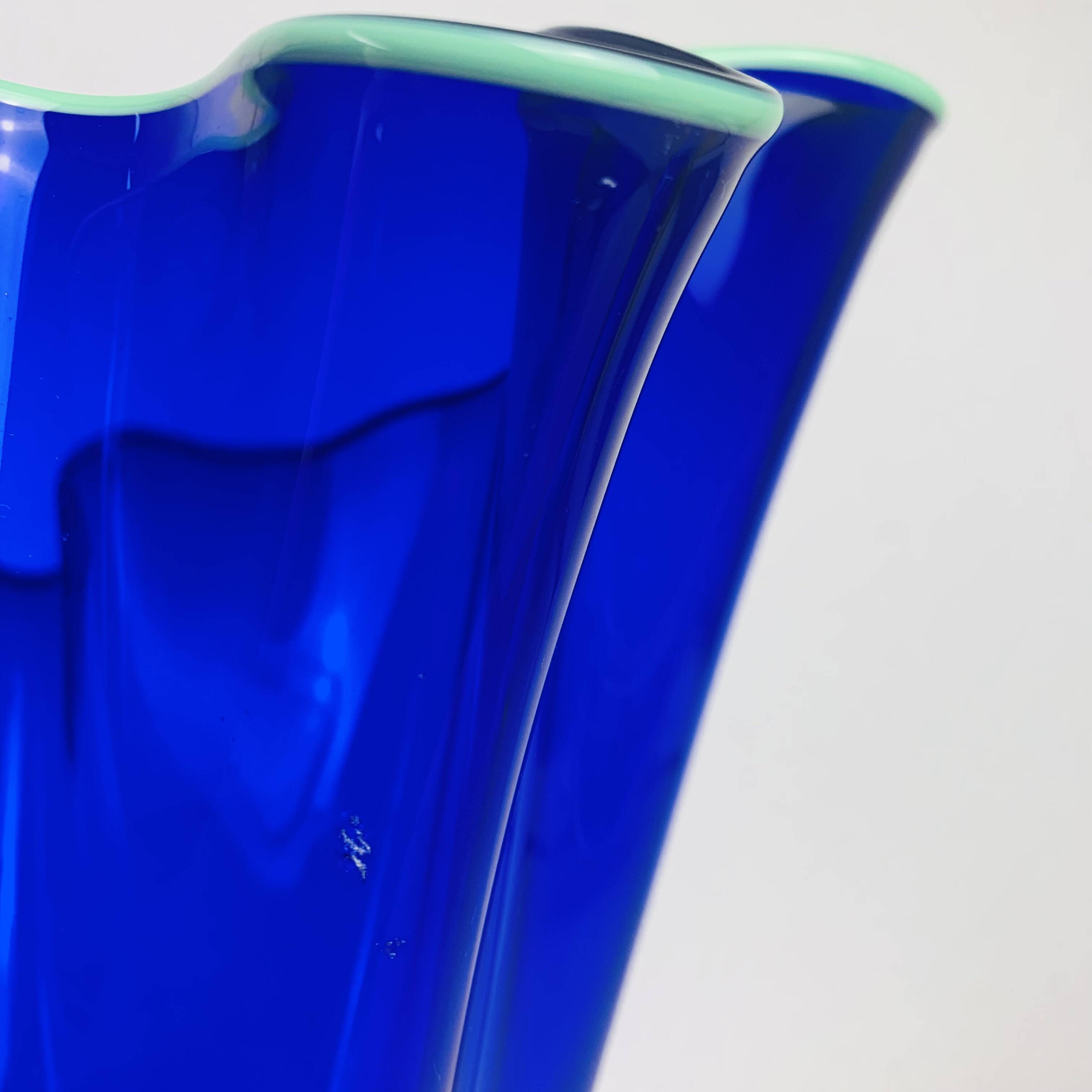 Murano glass handkerchief vase 32 cm