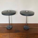 Pair of Timor desk lamps by Louis Kalff