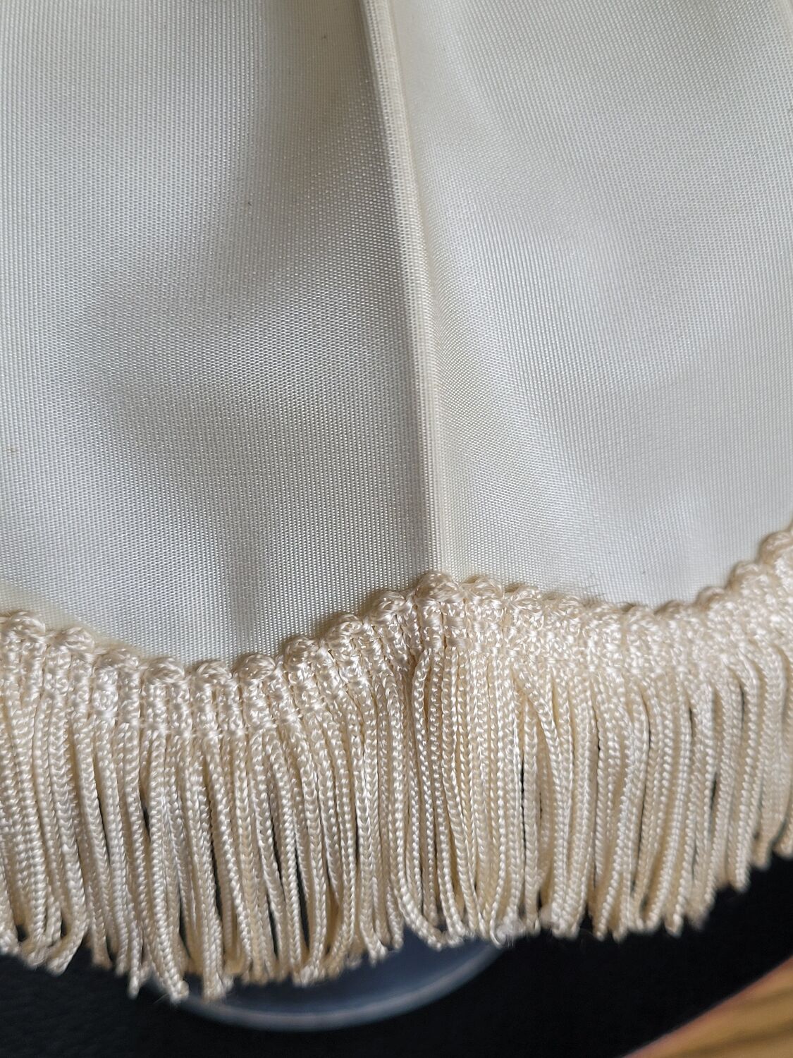 Antique lampshade with fringes