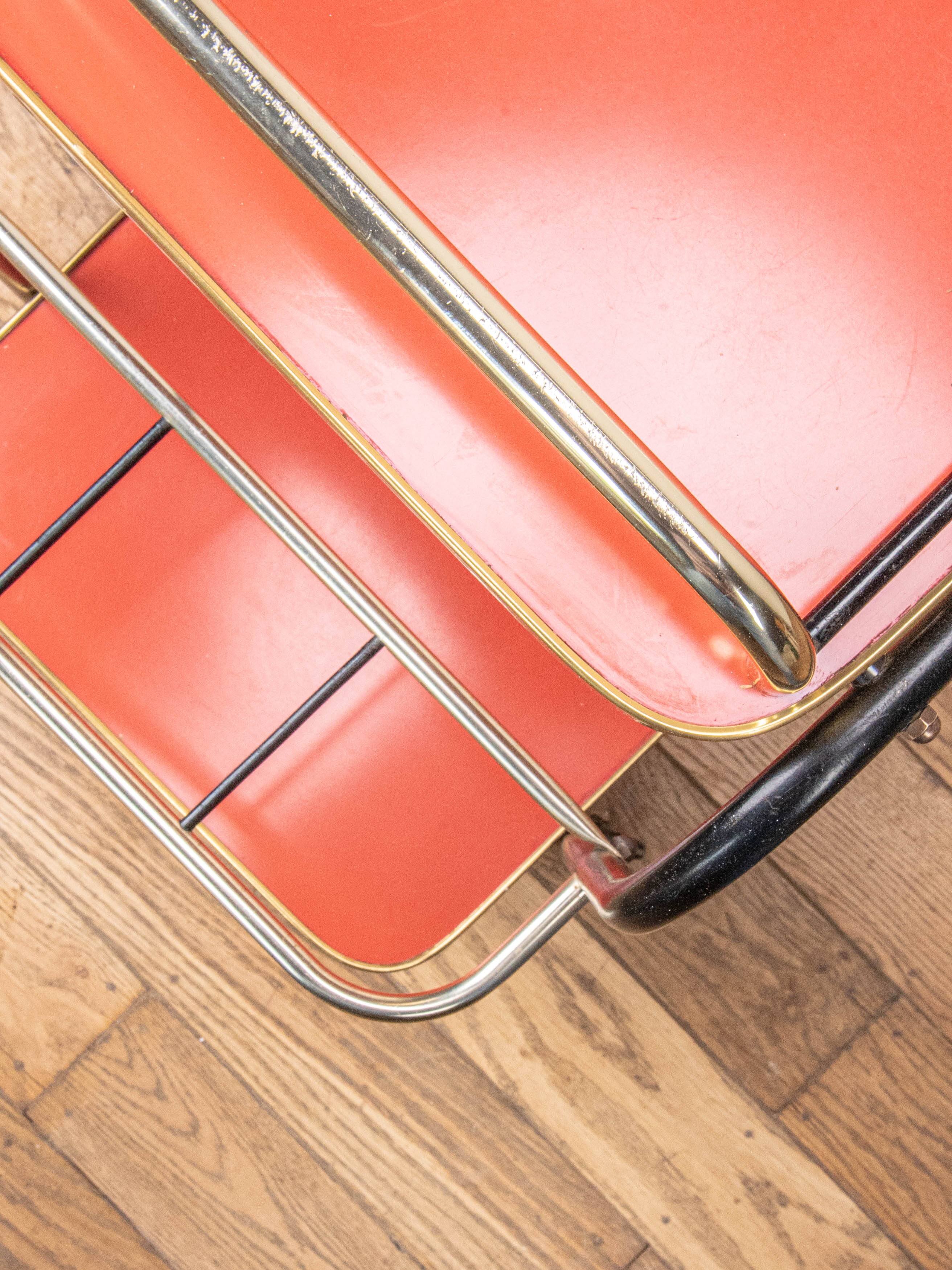 Formica serving trolley