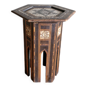 Ancien guéridon octogonal