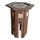 Antique octagonal table with mother-of-pearl inlays - Syria or Egypt
