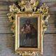 Pair of portraits of Italian bandits, oil on panels, gilded frames, circa 1880.