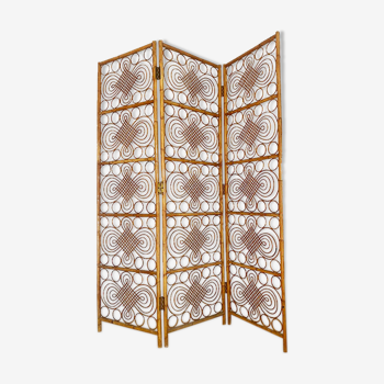 Rattan screen