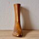 Old varnished wooden shoe mold - right foot