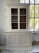 Meuble métier vitrine XL patine blanche
