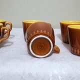 6 tasses à café Sarreguemines