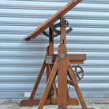 Architect's table has industrial adjustable design H Morin betting