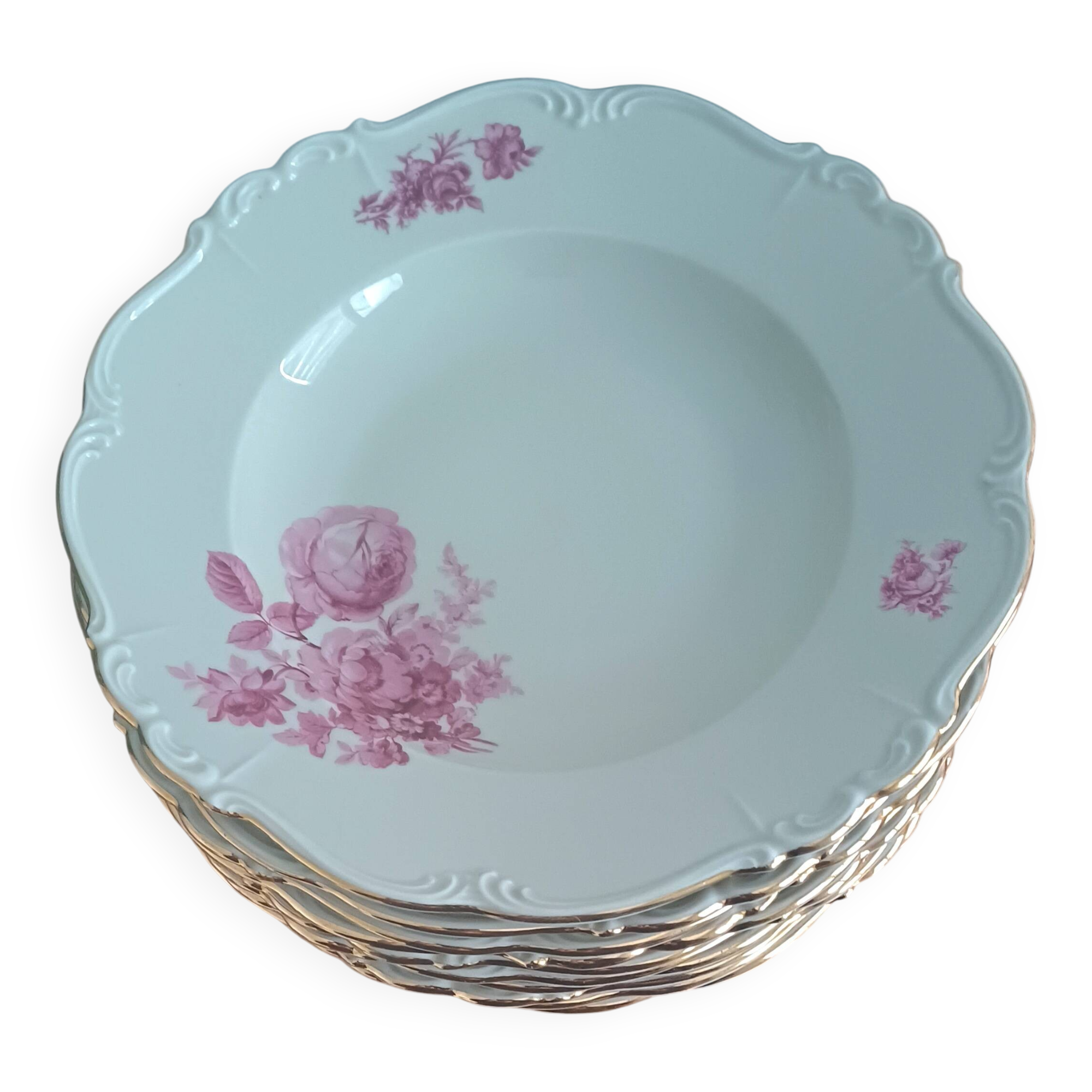 Set of 11 Edelstein Bavaria soup plates – Maria Theresia model (2