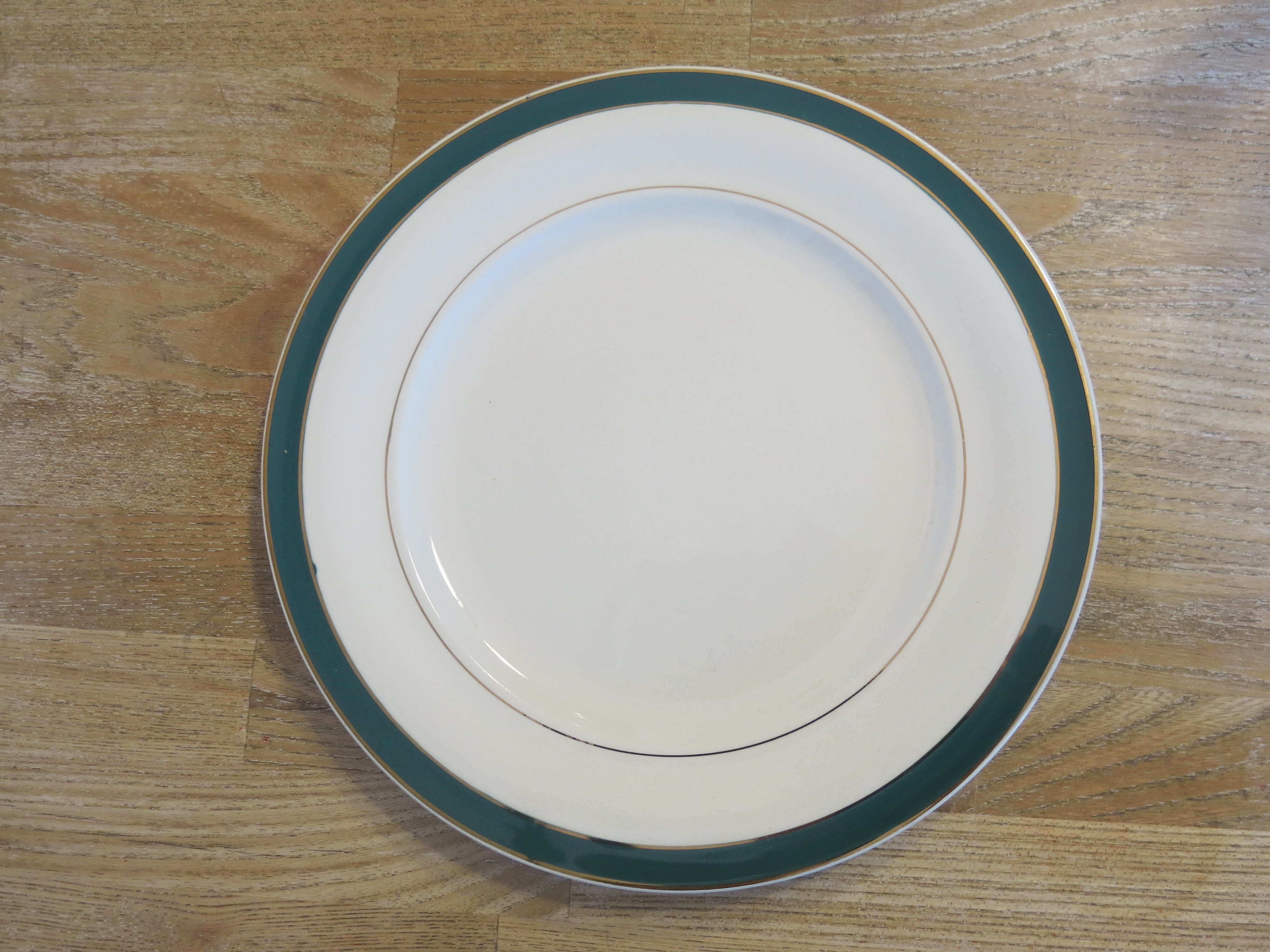 6 dessert plates in half porcelain