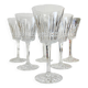 6 verres à eau cristal ciselé français