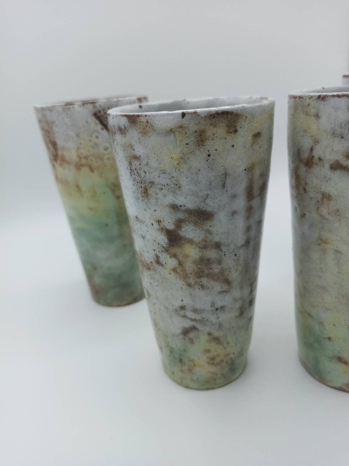 Vintage ceramic cups - Alexandre Kostanda - Vallauris