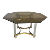 Ancienne table à manger design italien d'Alessandro Albrizzi années 70