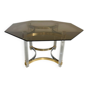 Antique Italian design dining table by Alessandro Albrizzi from the 70s