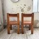 Paire de chaises Pierre Chapo S11