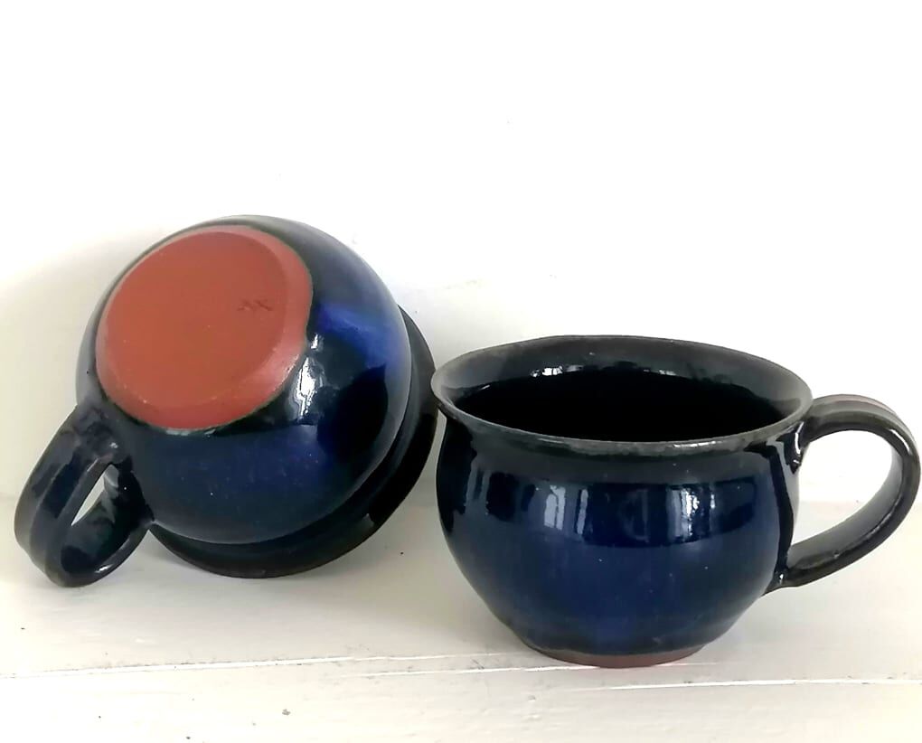 Duo lunch in glazed terracotta, Japan around 1940