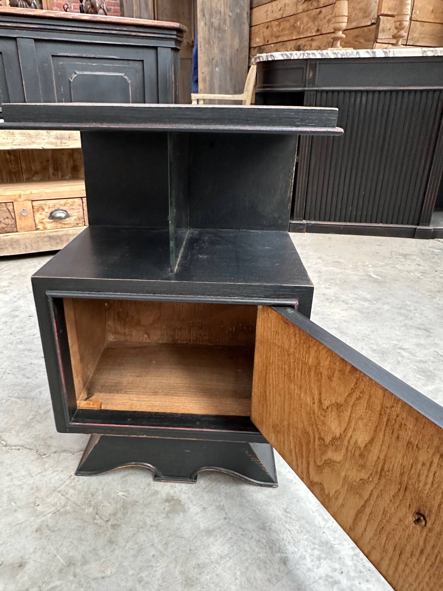 Pair of 1940s bedside tables