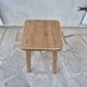 Tabouret ancien en bois massif