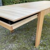 Hülsta dining table mod. Et 20 in beech with extension
