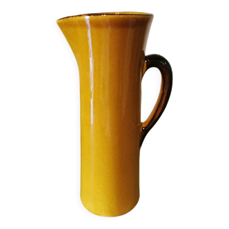 Vintage mustard yellow pitcher