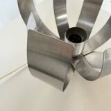 Oxar space age chrome flower wall light