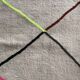 Moroccan diamond wool rug 140x100
