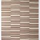10x13 Dark Brown & Beige Vintage Kilim Rug, 311x394Cm