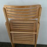 Vintage folding chair in beech