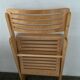 Chaise pliante vintage en hêtre 