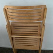 Chaise pliante vintage en hêtre 