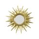Petit miroir solaire doré Sunburst en plastique 30 cm