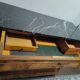 Secretary chest of drawers Louis Philippe in mahogany and marble, mid-nineteenth