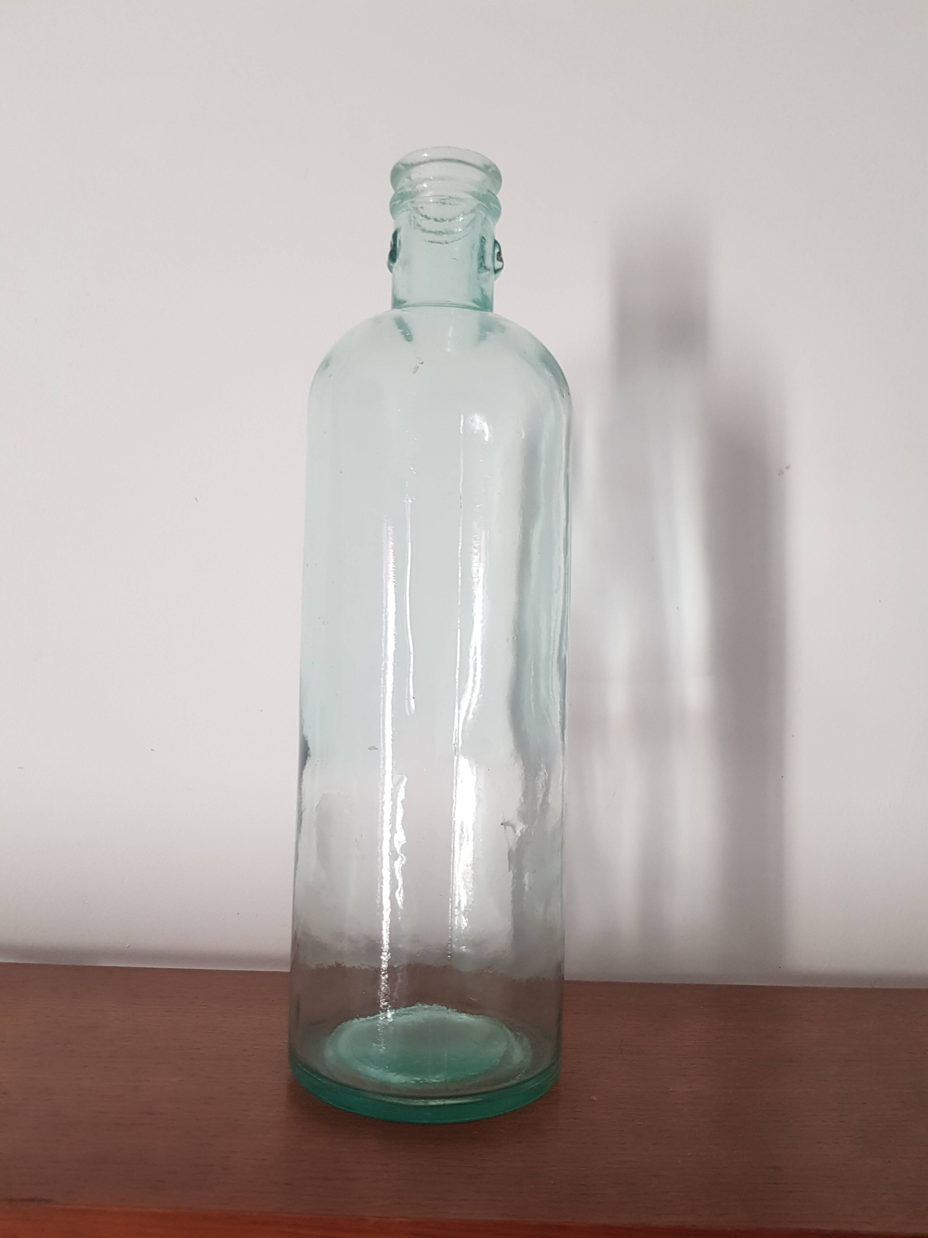 Large vintage glass bottle