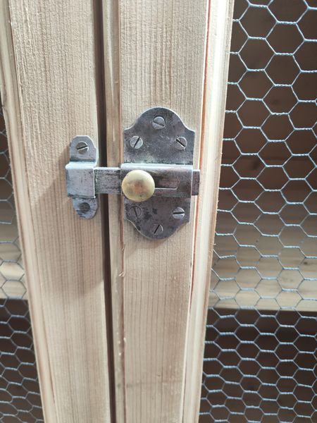 old workshop furniture four mesh doors