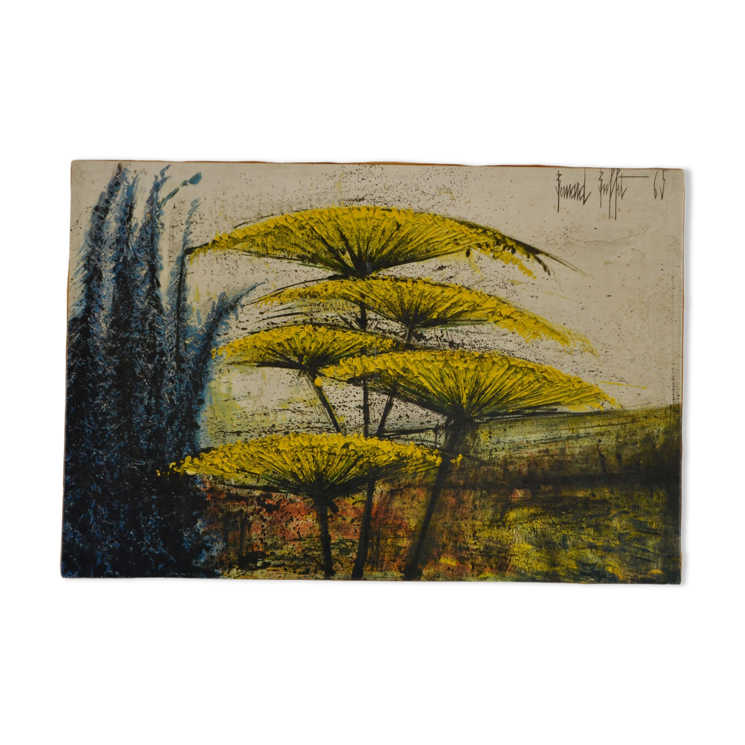 Héliogravure de Bernard Buffet edition Braun & Cie 1965