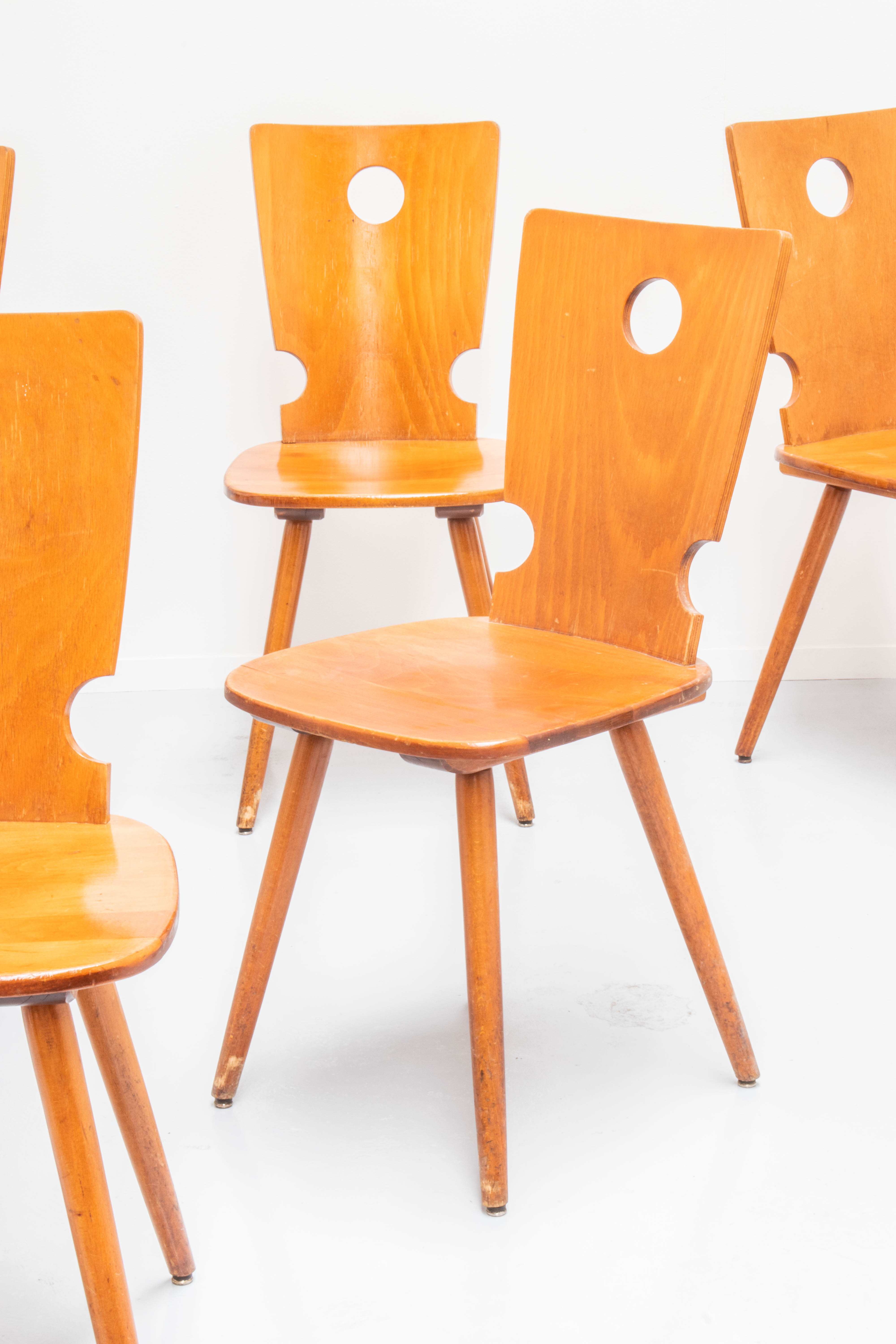 Vintage Brutalist Chair by Vervoort Tilburg