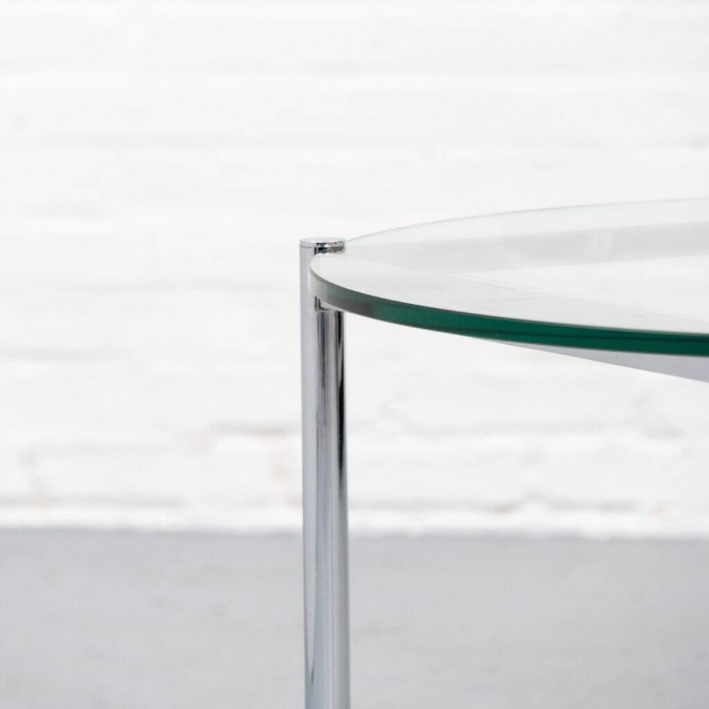 MR coffee table Mies van der Rohe for Knoll, 1980s