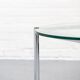 MR coffee table Mies van der Rohe for Knoll, 1980s