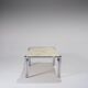 Marble and Tubular Metal Coffee Table, 1970s