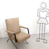 Reclining Beige Armchair by Giulio Moscatelli for Formanova, Italy
